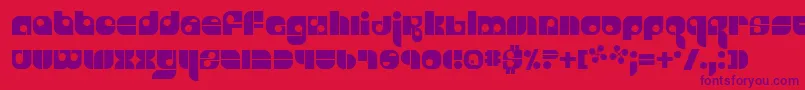 Freestyl Font – Purple Fonts on Red Background