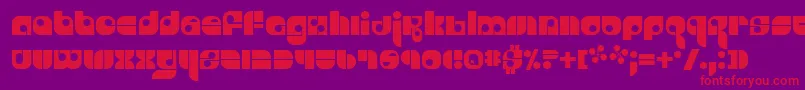 Freestyl Font – Red Fonts on Purple Background