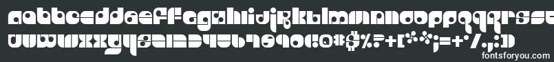 Freestyl-fontti – valkoiset fontit mustalla taustalla