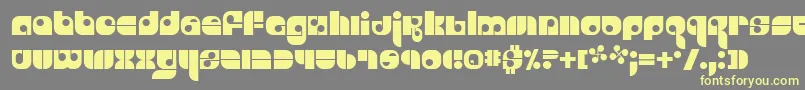 Freestyl Font – Yellow Fonts on Gray Background