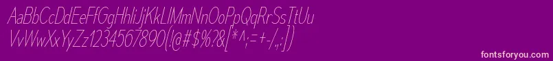 MesmerizeCdUlIt Font – Pink Fonts on Purple Background
