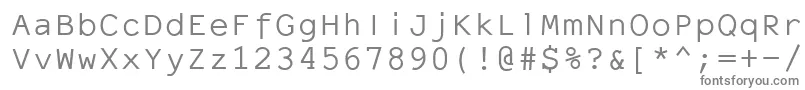 Police Elronmonospace – polices grises