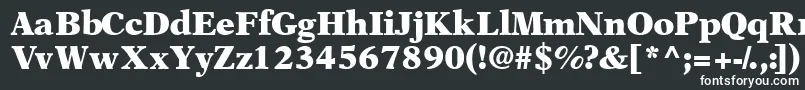 Шрифт OrchidblacksskBold – белые шрифты