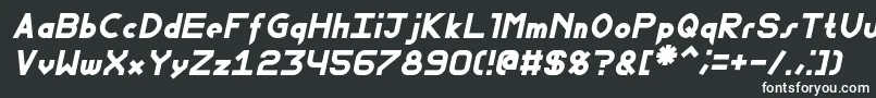 FewtBoldItalic Font – White Fonts
