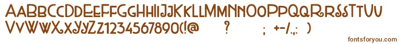 DkWeltschmerz Font – Brown Fonts on White Background