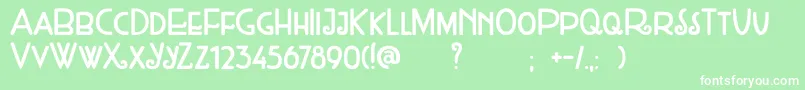 DkWeltschmerz Font – White Fonts on Green Background