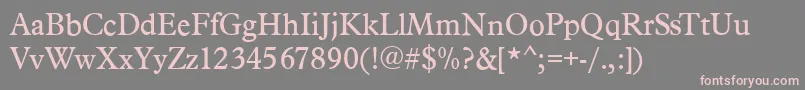 More about PlacidRegular Font PlacidRegular Font – Pink Fonts on Gray Background