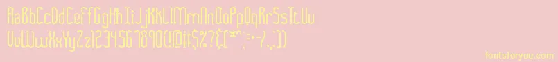 More about FasciiSmudgeBrk Font FasciiSmudgeBrk Font – Yellow Fonts on Pink Background