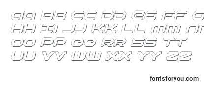 Robotaur3DItalic Font