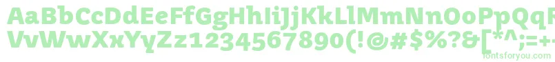 JuvenismediumBold Font – Green Fonts on White Background