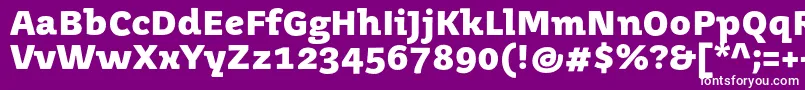 フォントJuvenismediumBold – 紫の背景に白い文字