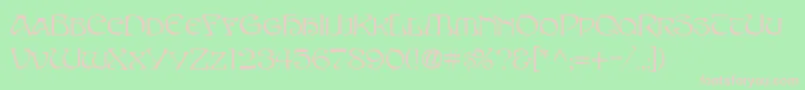 SanasoftEdithDay.Kz Font – Pink Fonts on Green Background