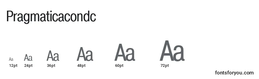 Pragmaticacondc Font Sizes