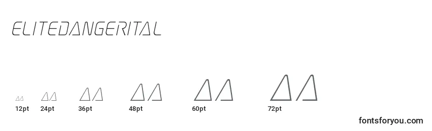 Elitedangerital Font Sizes