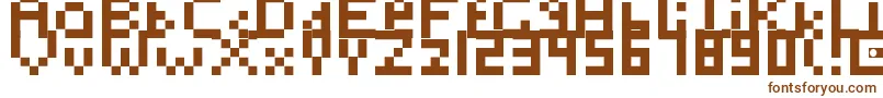 Шрифт Toosimple – коричневые шрифты