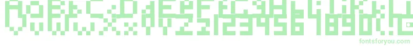 Toosimple-fontti – vihreät fontit