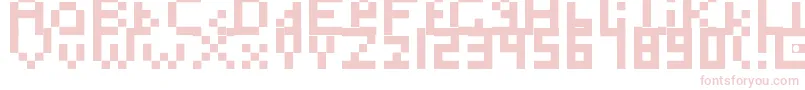 Шрифт Toosimple – розовые шрифты на белом фоне