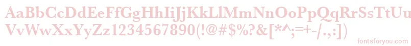 UrwbaskertnarBold Font – Pink Fonts on White Background