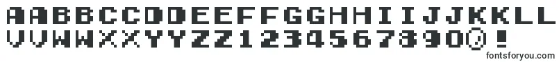 EarlyGameboy-fontti – Alkavat E:lla olevat fontit