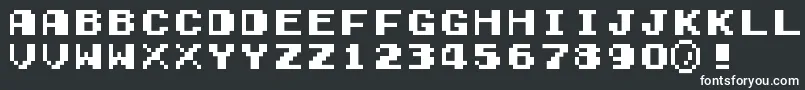 EarlyGameboy Font – White Fonts