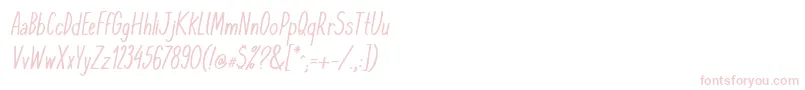 KomixconItalic Font – Pink Fonts