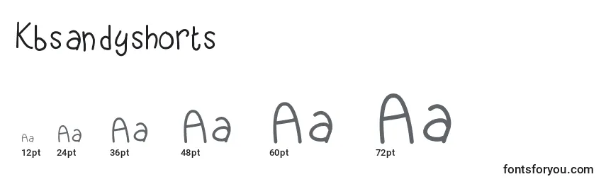 Kbsandyshorts Font Sizes