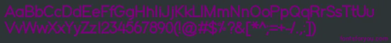 Elevation Font – Purple Fonts on Black Background
