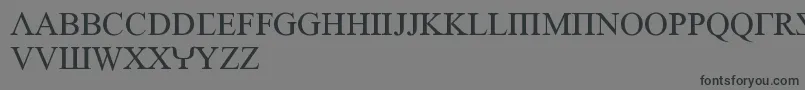 EmpiricRoman Font – Black Fonts on Gray Background