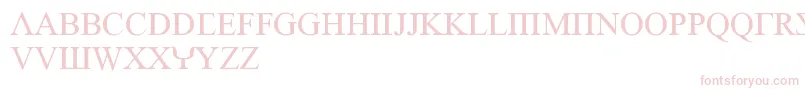 EmpiricRoman Font – Pink Fonts on White Background