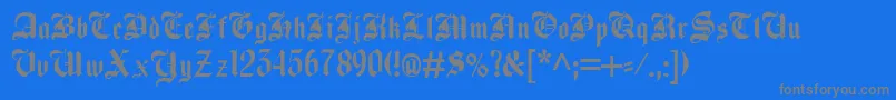 Подробнее о шрифте BeckettKanzlei Шрифт BeckettKanzlei – серые шрифты на синем фоне