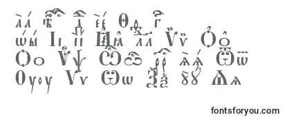 Обзор шрифта StarouspenskayaUcsSpacedout