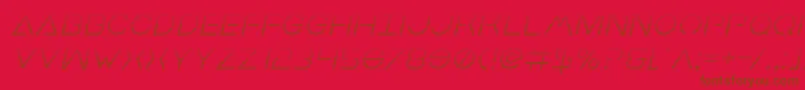 Earthorbitergradital Font – Brown Fonts on Red Background