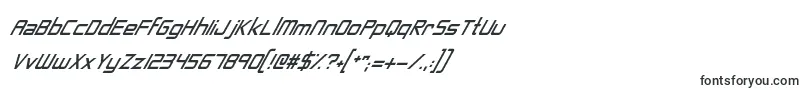 NeonNanoborgItalic Font – OTF Fonts