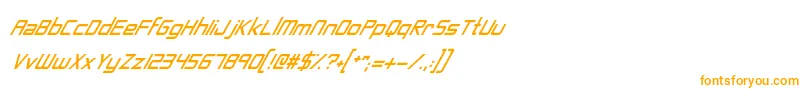 fuente NeonNanoborgItalic – Fuentes Naranjas