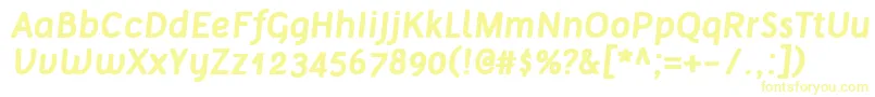 TelluralBoldItalic Font – Yellow Fonts