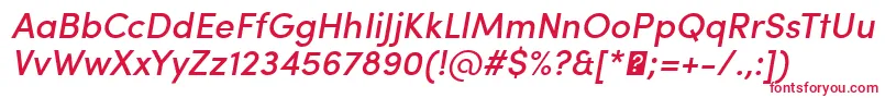 SofiaProMediumItalic Font – Red Fonts