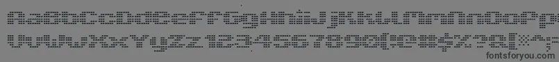 フォントV5XtenderLoinback – 黒い文字の灰色の背景