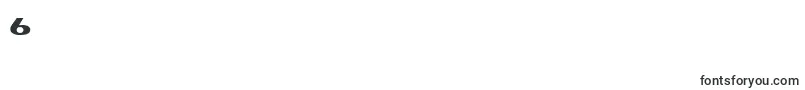 EnergyRegular-Schriftart – Schriften für die Ziffer 6