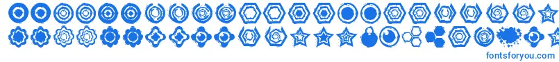 DingbatzFormz2Dsg Font – Blue Fonts