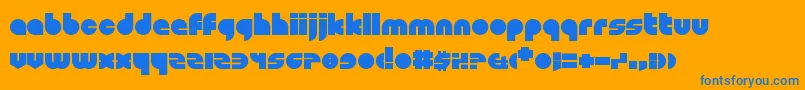 More about Shapeshifters Font Shapeshifters Font – Blue Fonts on Orange Background