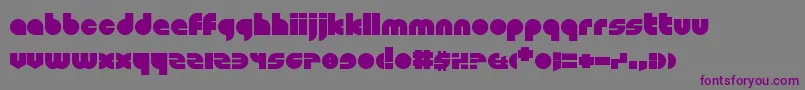 Shapeshifters-fontti – violetit fontit harmaalla taustalla