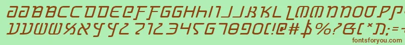 Grimlordei Font – Brown Fonts on Green Background