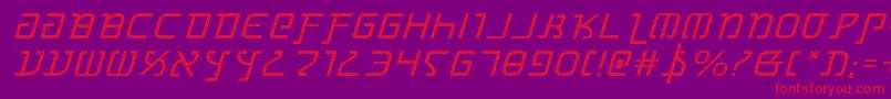 Grimlordei Font – Red Fonts on Purple Background