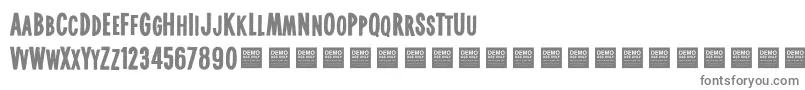 RealWorldDemo Font – Gray Fonts on White Background