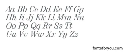 Review of the ValenciaserialItalic Font