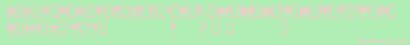 Adrenochrome Font – Pink Fonts on Green Background