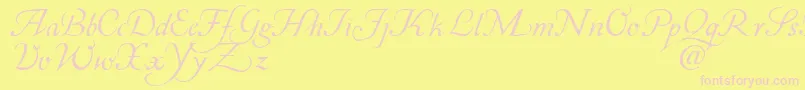fuente Corabael – Fuentes Rosadas Sobre Fondo Amarillo