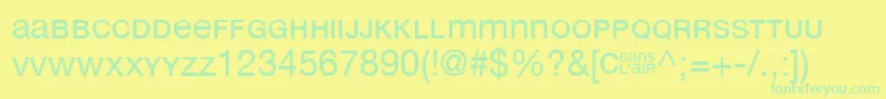 More about CDansLair Font CDansLair Font – Green Fonts on Yellow Background