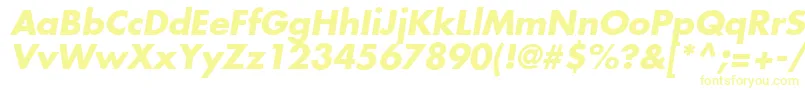 KudosSsiBoldItalic Font – Yellow Fonts