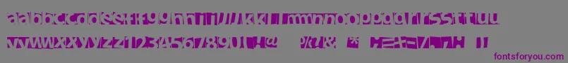 NewFacebok Font – Purple Fonts on Gray Background